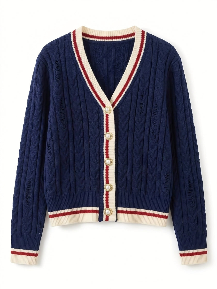 Perla Cardigan - Navy