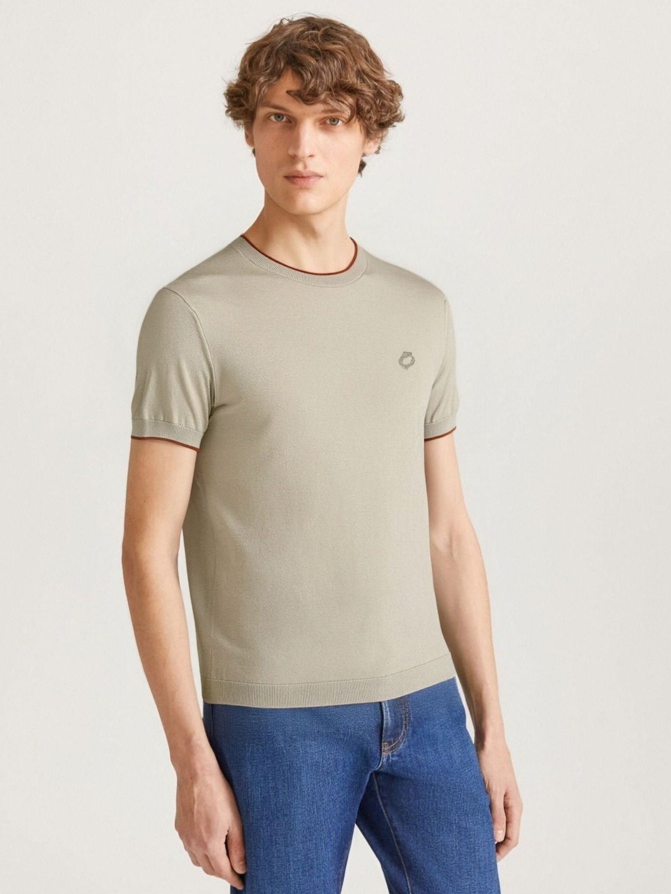 Knit Tee — Sage